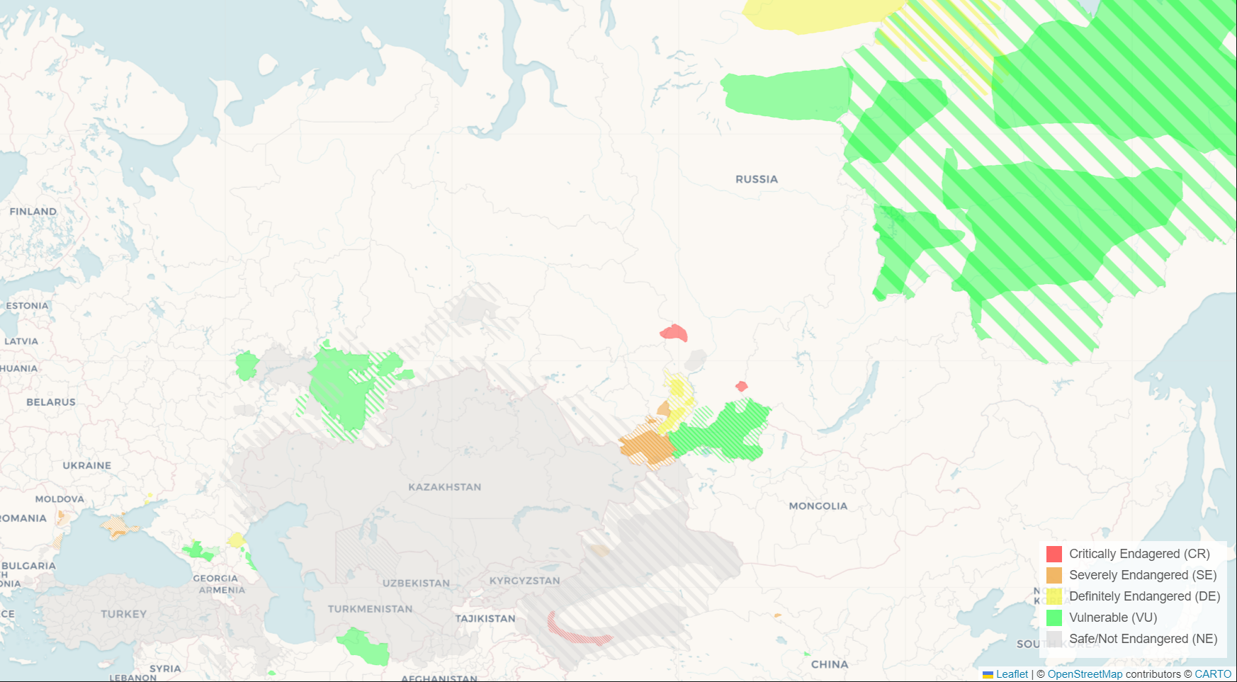 Endangered Turkic languages - Portal of Turkic Languages